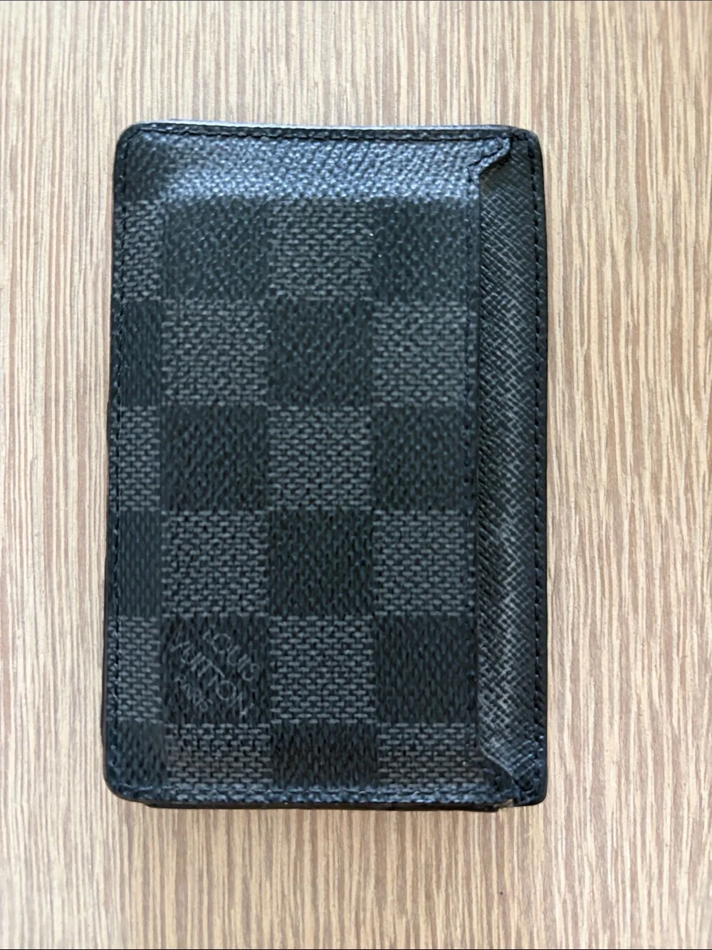 Louis Vuitton Black Damier Graphite Card Holder